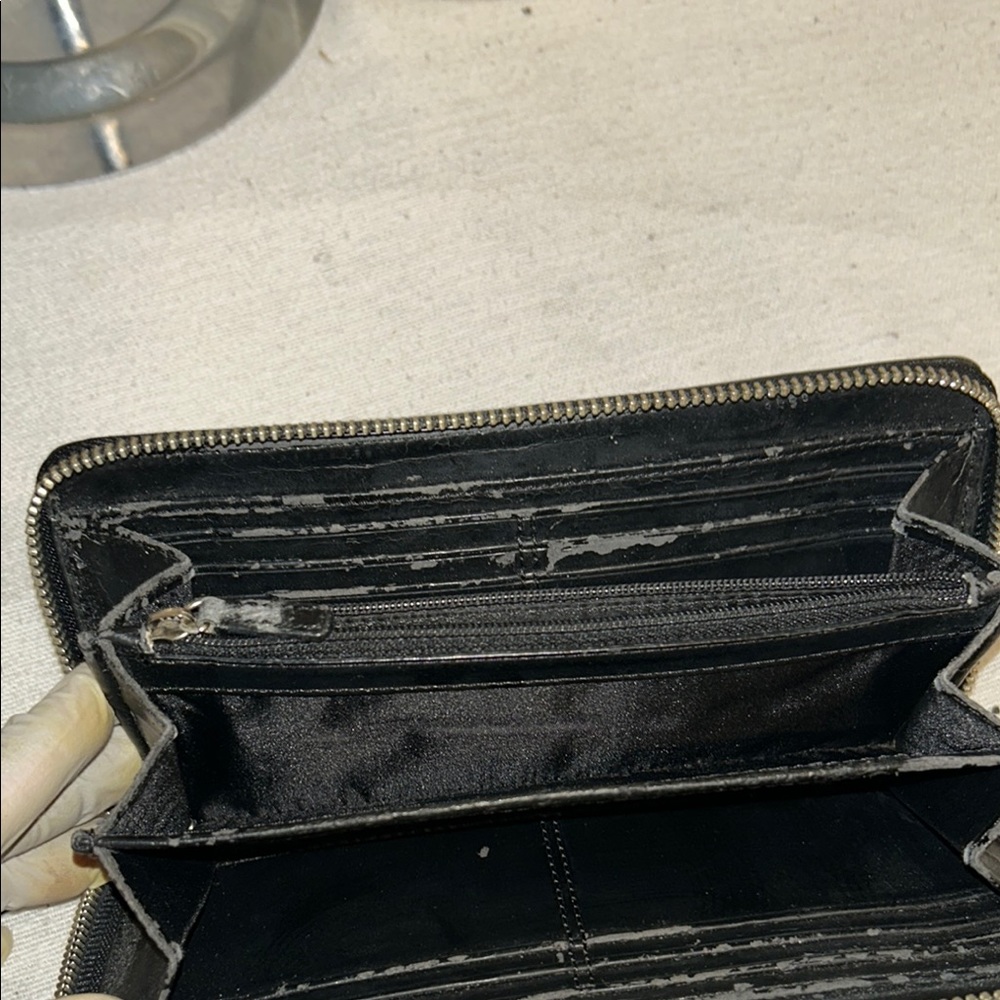 Black Patterned Wallet - Picture 8 of 10